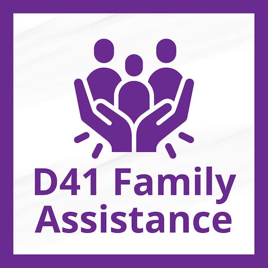 District 41 Families Assistance Program Donation